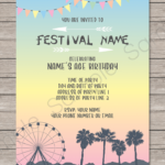 Printable ms word Festival Invitation Printable Template