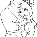 Printable Mulan Coloring Pages For Kids