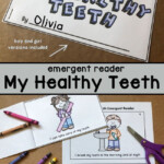 Printable My Happy Teeth Emergent Reader For Preschool Pre k