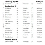 Printable NFL Week 2 Schedule Pick Em Pool 2020 Nfl Calendar Nfl