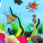 Printable Ocean Playdough Mat Activity Messy Little Monster