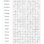 Printable Ocean Word Search Cool2bKids