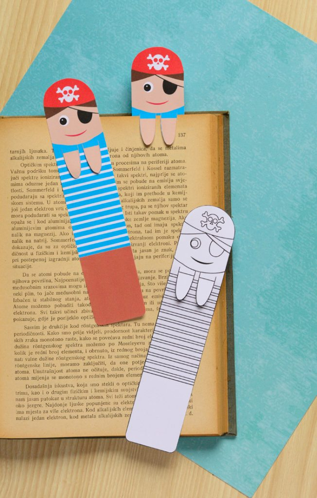 Printable Pirate Bookmarks DIY Bookmarks Easy Peasy And Fun