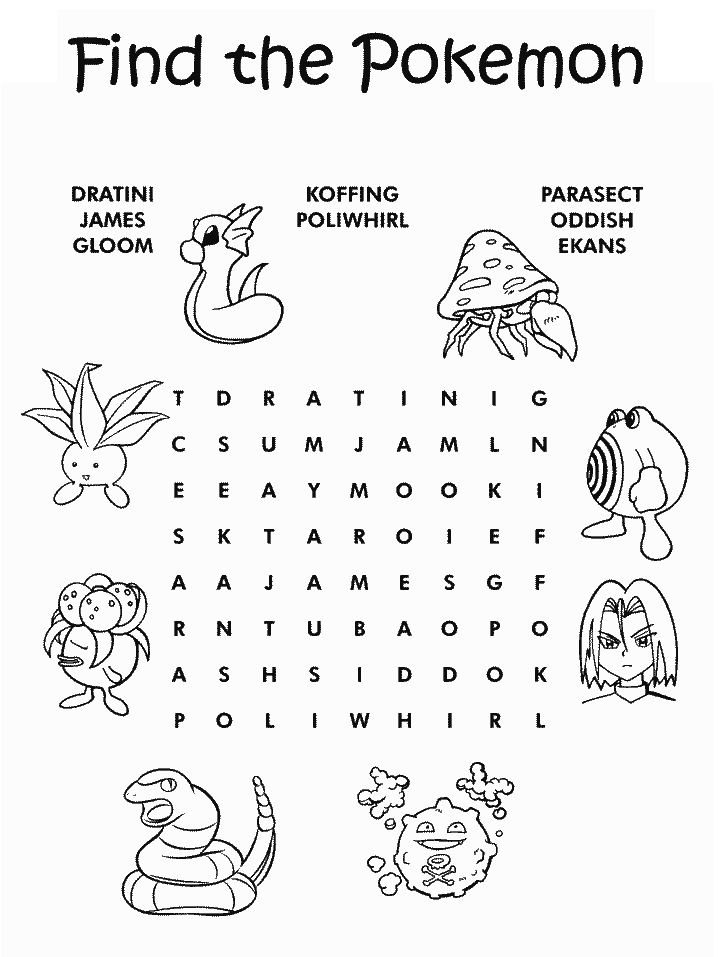 Printable Pokemon 80 Coloring Pages Coloringpagebook