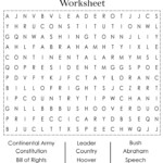 Printable Presidents Day Word Search Cool2bKids