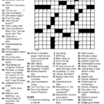 Printable Thomas Joseph Crossword Puzzle For Today Printable