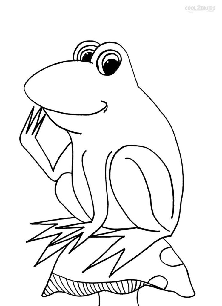 Printable Toad Coloring Pages For Kids