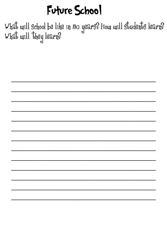 Printable Writing Worksheets For 2nd Graders Creative Writing