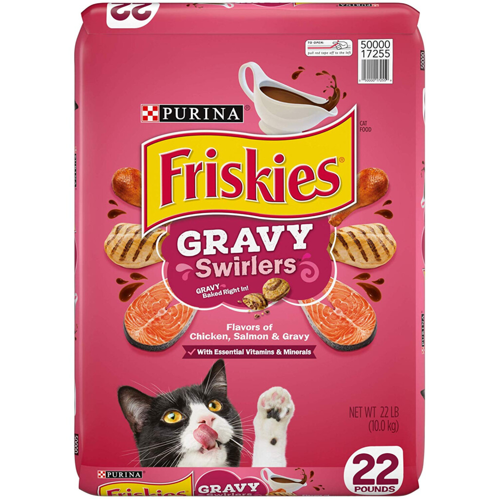 Purina Friskies Dry Cat Food Gravy Swirlers 22 Lb Bag 15 98 REG 