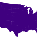 Purple Usa Map Clip Art At Clker Vector Clip Art Online Royalty