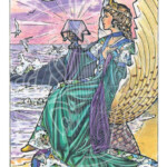 Queen Of Cups Example Of Tarot Card Print Copyright Robin Wood 1991