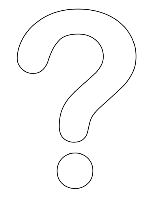 Question Mark Pattern Template Printable Pdf Download