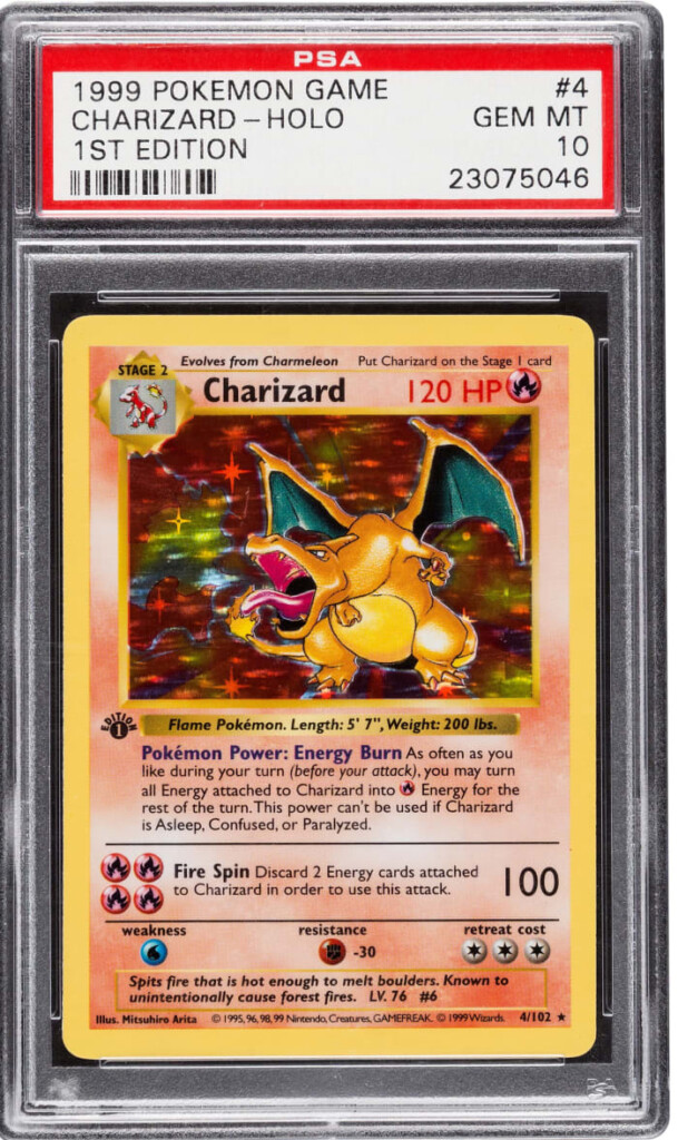 Rare Pok mon Charizard Card Heading To Auction Antique Trader