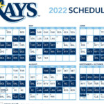 Rays Release 2022 Schedule DRaysBay