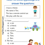 Reading Comprehension Grade 1