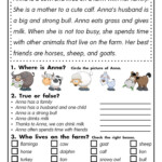 Reading Comprehension Kit Animal Passages Grades 1 3 Reading