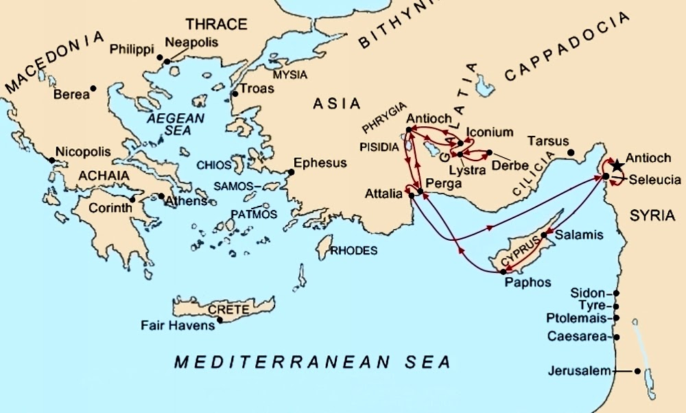 Reading Galatians Paul s First Missionary Journey