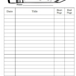 Reading Log Freebie Reading Log Reading Log Printable Reading