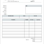 Receipt Invoice Template Free Invoice Template Ideas