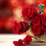 Red Roses On Valentines Dayquotes Happy Rose Day Greeting Card Messages