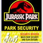 Reference ID Badges Jurassic Park Motor Pool JPMotorpool