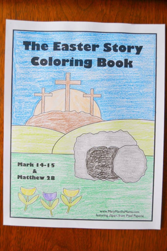 Religious Easter Coloring Pages Mary Martha Mama