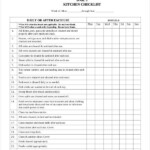 Restaurant Kitchen Cleaning Checklist Pdf Cleaning Schedule Daily