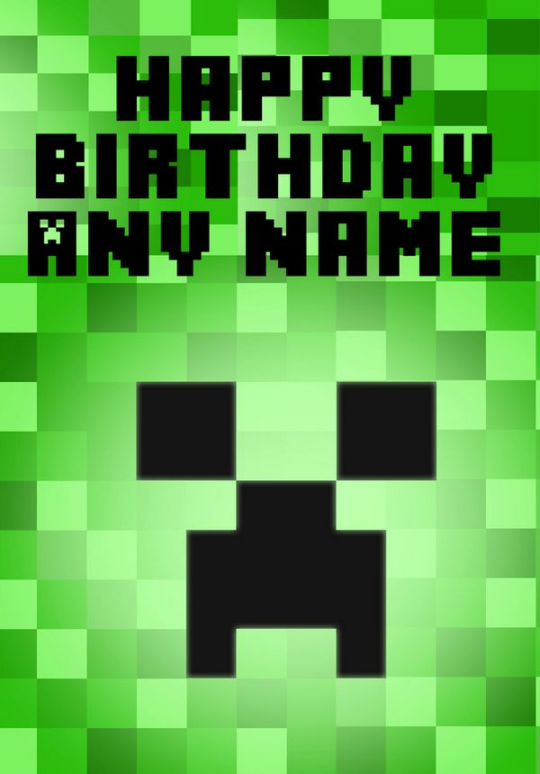 Resultado De Imagen Para Minecraft Invitations Minecraft Birthday