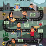 Roadmap Of My Life Poster Design On Behance Roadmap Infographic