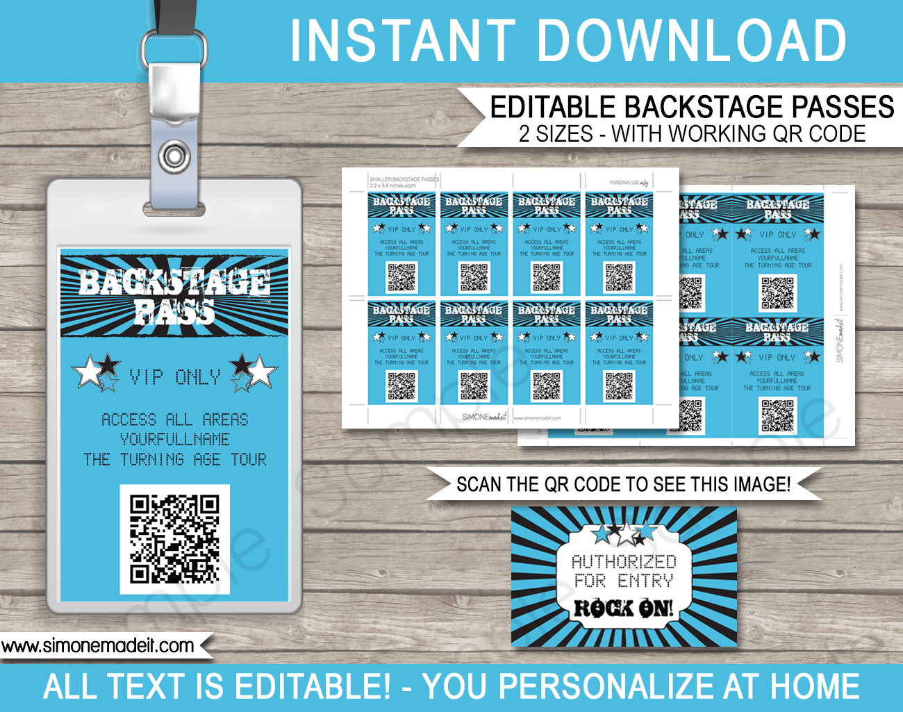 Customizable Free Printable Vip Pass Template - FreePrintable.me