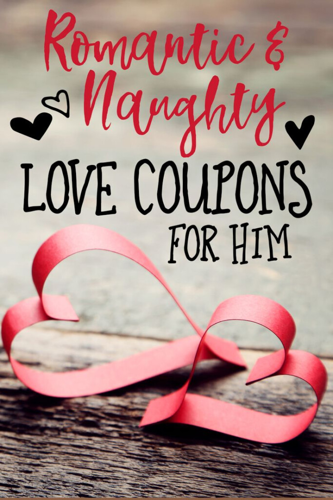 Romantic And Naughty Printable Love Coupons For Him Love Coupons For 