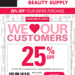 Sally Beauty Coupons 25 Off At Sally Beauty Supply Or Online Via