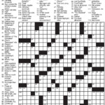 Sample Of Los Angeles Times Sunday Crossword Puzzle Tribune Content