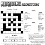 Sample Of Square Sunday Jumble Crosswords Tribune Content Agency