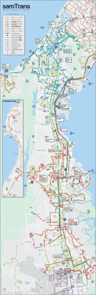 SamTrans Map
