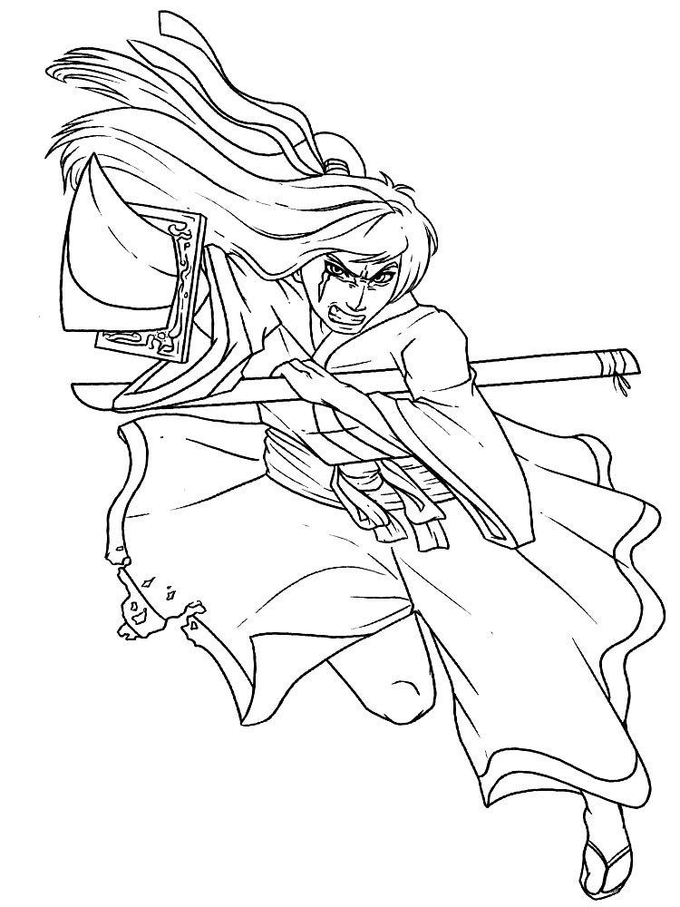 Samurai Coloring Pages To Download And Print For Free