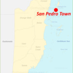 San Pedro Town Map Belize Detailed Maps Of San Pedro Town