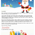 Santa Letters To Print At Home Christmas Letter Template Santa