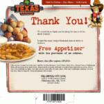 Save 25 Texas Roadhouse Coupons Printable Code June TC Texas