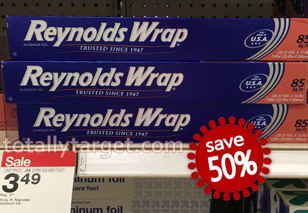 Save 50 On Reynolds Wrap Aluminum Foil With Stack TotallyTarget