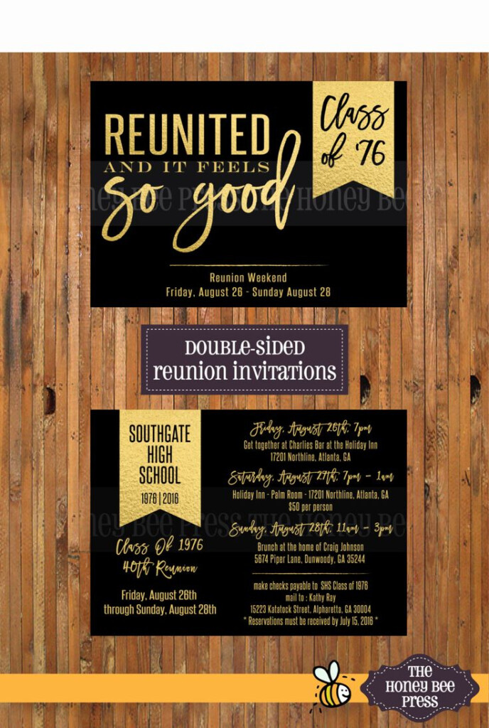 School Reunion Invitation Templates Free Best Of Reunited And It Feels 