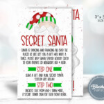 SECRET SANTA PRINTABLE Christmas Game Secret Santa Activity Etsy