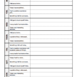 Self Improvement Worksheets