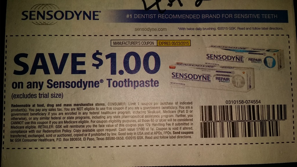 Sensodyne Says You Can t Use This Coupon If You Are Over 65 Or A
