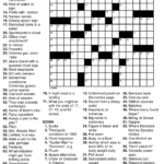 September 2010 Matt Gaffney s Weekly Crossword Contest Printable