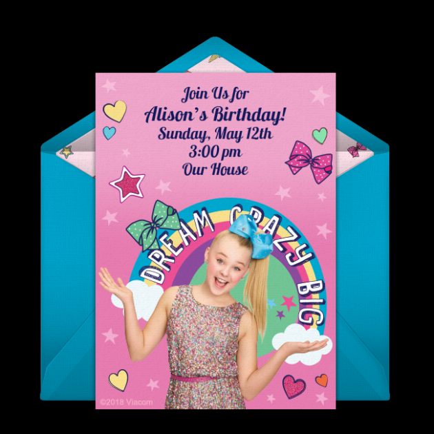 Seven Things You Need To Know About Jojo Siwa Party Invitation Template