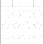 Shape Tracing 1 Worksheet FREE Printable Worksheets Worksheetfun