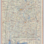 Shell Highway Map Of Alabama David Rumsey Historical Map Collection