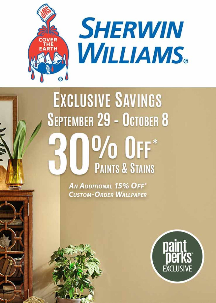 Sherwin Williams September 2021 Coupons And Promo Codes 