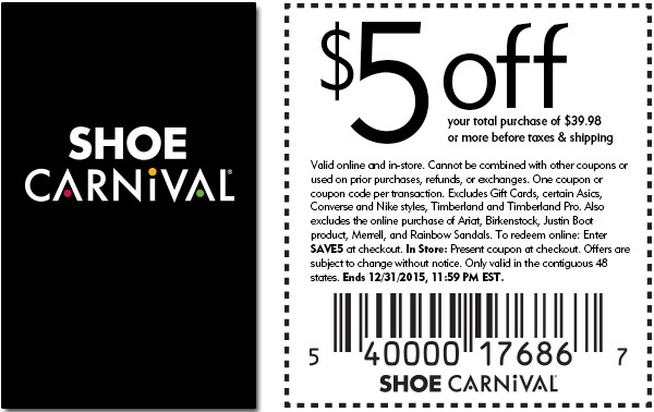 Shoe Carnival August 2021 Coupons And Promo Codes 